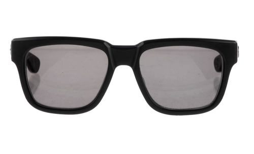 Chrome Hearts Box Officer Sunglasses Black / Gray Zeiss lenses size 56 new