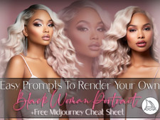 Midjourney Prompts for Black Women, African American, Black Women Prompts,