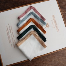 Men's Twill Silk Pocket Square Hanky Handkerchief Wedding Party Formal Suit