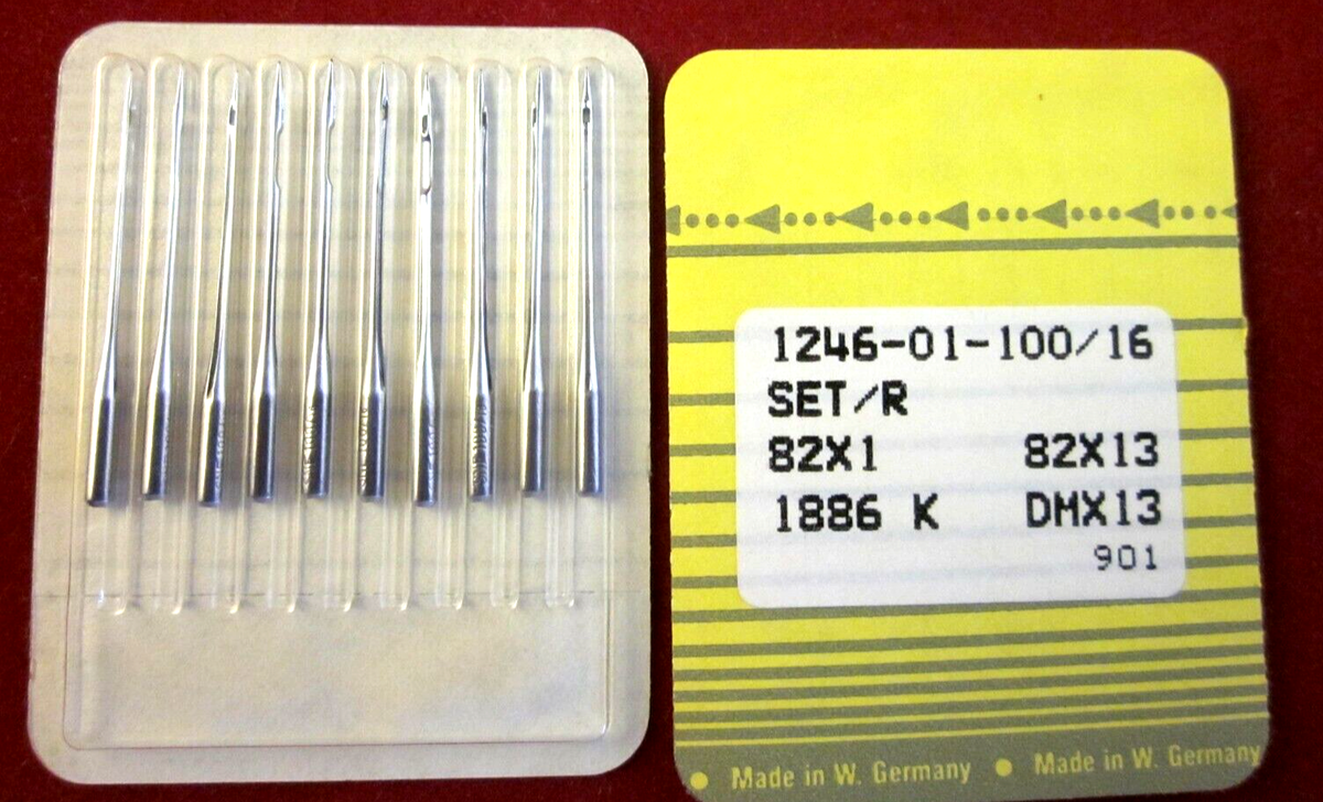 20 Singer: DMX13/82X1/82X13/1886 K. Nm:100/16. Sewing 20 Singer: DMX13/82X1/82X13/1886 K. Nm:100/16. Sewing