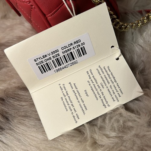 NWT Valentino Orlandi Zip Crossbody - Red - Designed In Italy - Picture 4 of 4