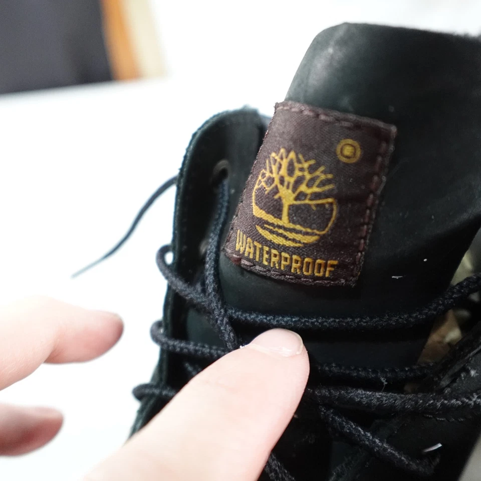 Timberland Boots Youth 6 Black High Top Outdoor Work Wear Ankle Mono A2825 - Image 4 of 4