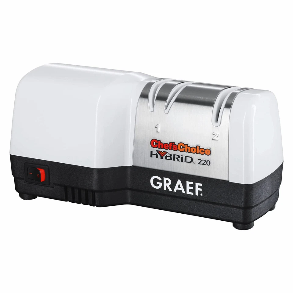 Graef CC 80 Messerschärfer elektrisch Messerschleifer Diamantscheiben 2 Phasen