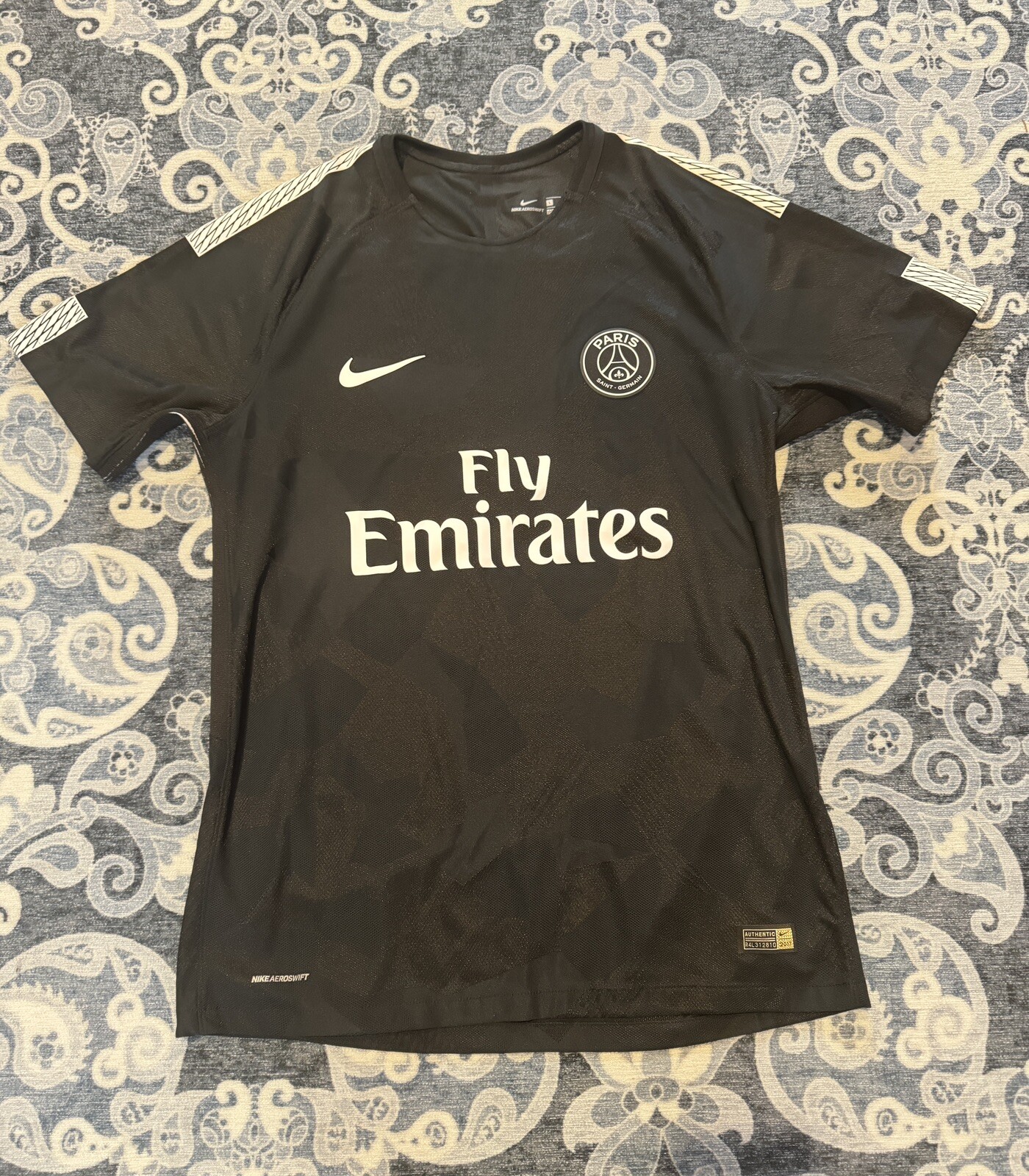 PSG Paris Saint Germain 17/18 Nike Third Jersey Player Issue Size Large