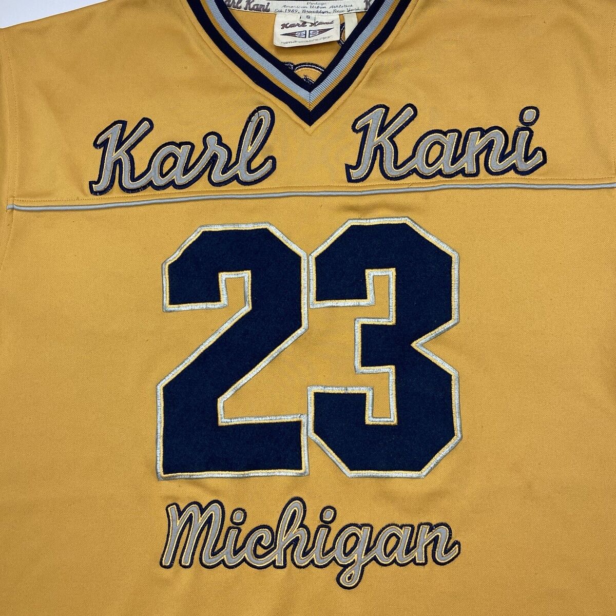Karl Kani #23 Florida Yellow Vintage Shirt Jersey Size Small Karl Kani #23 Florida Yellow Vintage Shirt Jersey Size Small