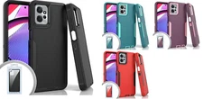 For Motorola Moto G POWER 5G 2023 XT2311DL Slim Tough Hybrid Case Phone Cover