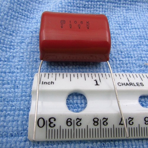 Condensador de película cruzada de altavoz de poliéster metalizado Qty (2) 106K 250V 10uF - Imagen 3 de 5