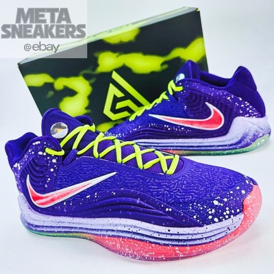 Nike Giannis 7 US 12.5 Mens Purple Green Red Basketball Snow Pack IH1938 500 NIB