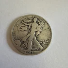 1943 Walking Liberty Half Dollar, 90% Silver