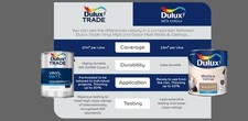 Dulux Trade paint in Various colours and finishes from 2.5- 25 Litres REDUCED