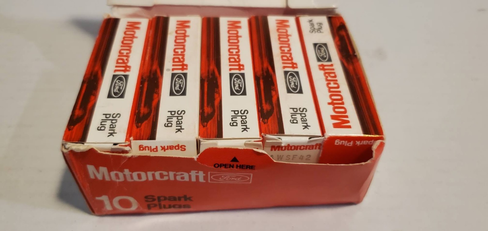 Motorcraft Ford AWSF42 Spark Plugs Set of 10 - New  Unused in Open Box