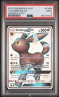 2019 Pokemon Sun & Moon Hidden Fates #SV69 Full Art SHINY UMBREON GX PSA 9 MINT