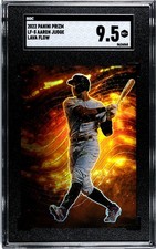 2022 Panini Prizm LF-5 Aaron Judge LAVA FLOW SSP SGC 9.5 MINT+