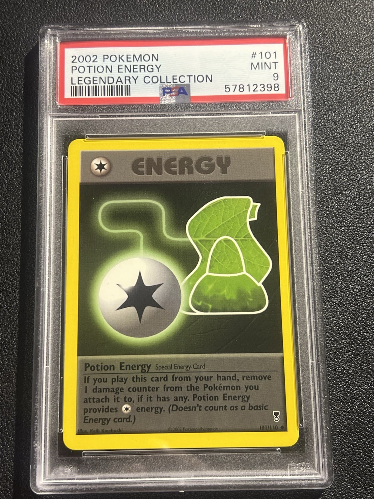 1997 POKEMON JPN ROCKET POTION ENERGY PSA 9