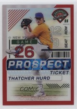 2024 Panini Prospect Edition Red Prizm /199 Thatcher Hurd #183 0u66