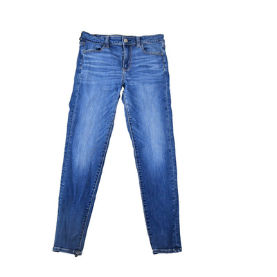 American Eagle Jeans Womens 8 Reg (28x27) Hi-Rise Jegging Blue  Denim