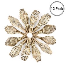 Premium California White Sage 4 Inch Smudge Sticks - Torch Wands Home