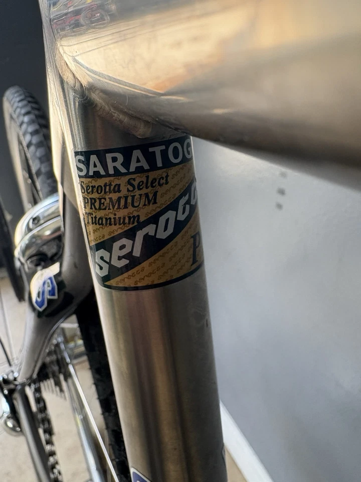 Bicicleta de Carreras de Carretera Serotta Fierte Titanio/Carbono Shimano Ultegra Hecha en EE. UU. 🇺🇸 Foto 4 de 4