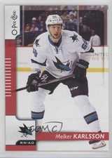 2017-18 O-Pee-Chee Red Melker Karlsson #248 2vh