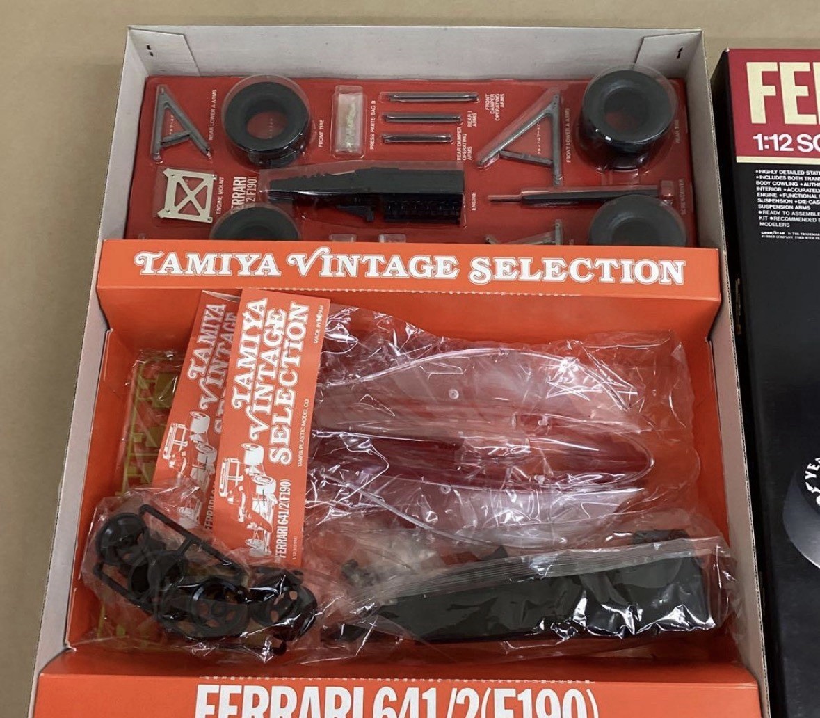 1/12 Tamiya Ferrari 641/2 F190 Big Scale #12027 Vintage Selection