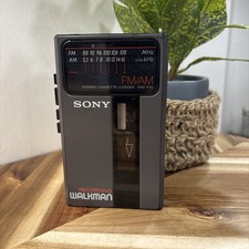 Sony Walkman WM-F46 - Cassette Player  Recorder. AM/FM Works, Works 