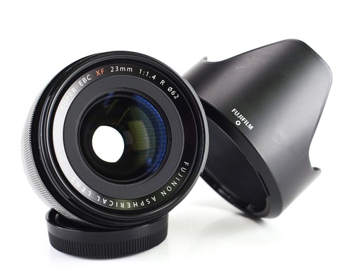 Fujifilm XF 23mm F1.4 R Autofocus Prime Fuji Lens Front & Rear Cap & Hood Boxed - Picture 6 of 16