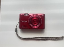 Fujifilm FinePix JX500 Red Compact Camera 16MP 5x Zoom 2.7" w/ Charger