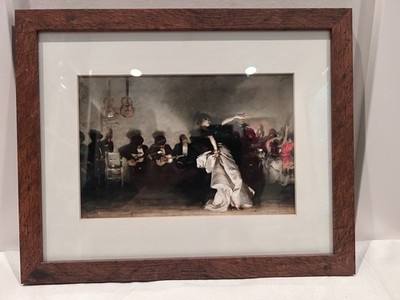 El Jaleo John Singer Sargent Wall Art - Spanish Painting Print 12x16  Gardner