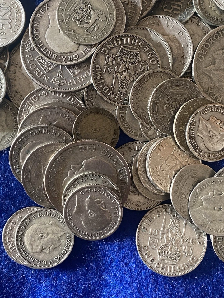 1 Troy Oz Of Pre 1947 UK .500 Silver Coins - Investment Bullion - LOW PRICE! - Image 3 of 4