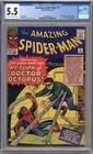 AMAZING SPIDER-MAN #11 CGC 5.5 OFF-WHITE TO WHITE PAGES MARVEL COMICS 1964