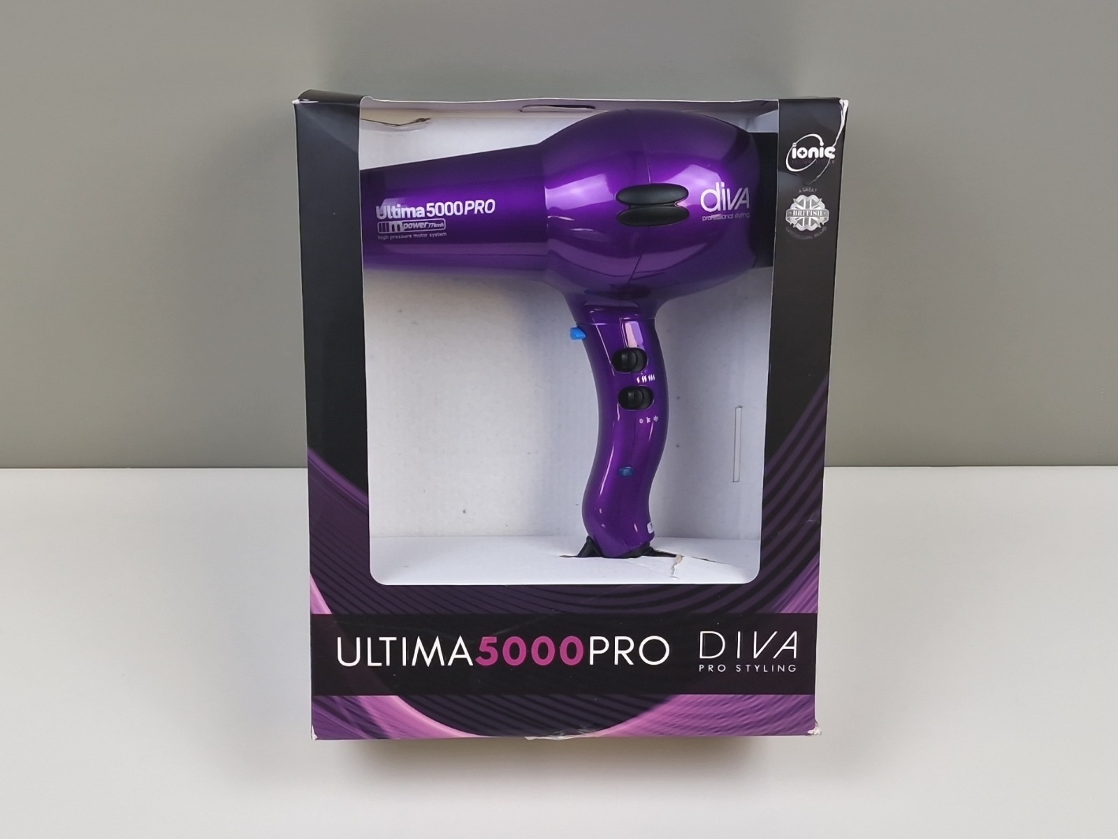 Diva Professional Styling Ultima 5000 Pro Hairdryer - Purple, PRO104