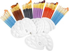 72 Pcs Painting Brush Palette Set