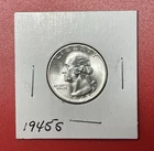 1945 S Washington Silver Quarter, Gem Uncirculated.