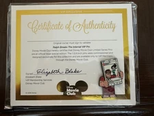 Disney Movie Club Exclusive VIP pins w/COA in original packaging **YOU CHOOSE**