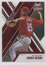 2017 Panini Elite Extra Edition Status Red Die-Cut 98/99 Adonis Medina #115 1s8