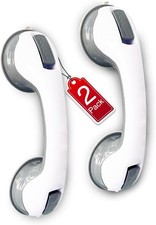 2pks 12 Helping Handle For Shower Suction Grab Bars Bathroom Portable Safety