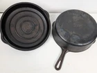Vintage Griswold #8 Deep Cast Iron Chicken Fryer 777 B Skillet With 1098 B Lid