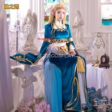 Zelda Breath of the Wild Princess Zelda Cosplay Costume Dress Suit Carnival Gift