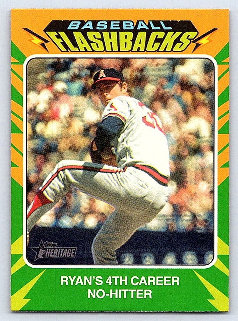 Nolan Ryan Angels 2024 Topps Heritage Baseball Flashbacks #BF-4