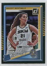 2025 Panini Donruss WNBA Rated Rookie Green Shimmer Maddy Westbeld #98 3hd
