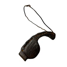 Vintage Primitive Style Cast/Wrought Iron Ox Shoes Oxen Farm Shoe Antique Decor