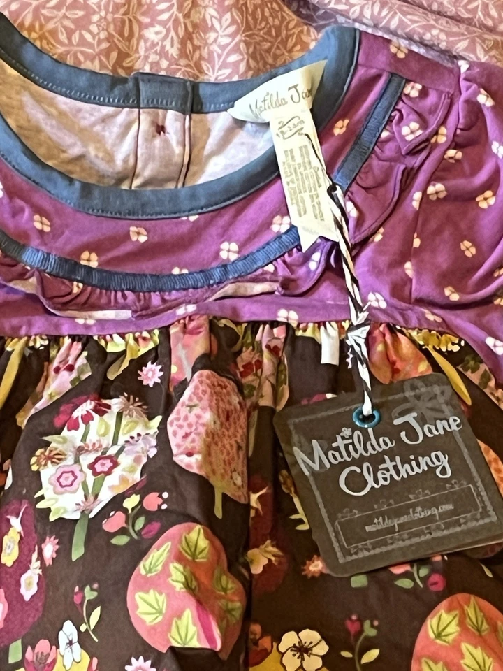 Vestido Matilda Jane 2 piezas a través de los árboles y DC talla 3-6mos nuevo con etiquetas Foto 2 de 4