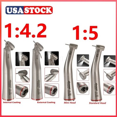 Dental Electric Handpiece 1:5 1:4.2 Contra Angle Surgical Increasing LED fit NSK