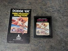 Dodge 'Em, 1978 ATARI 2600 Vintage Video Game Cartridge With Manual CX2637