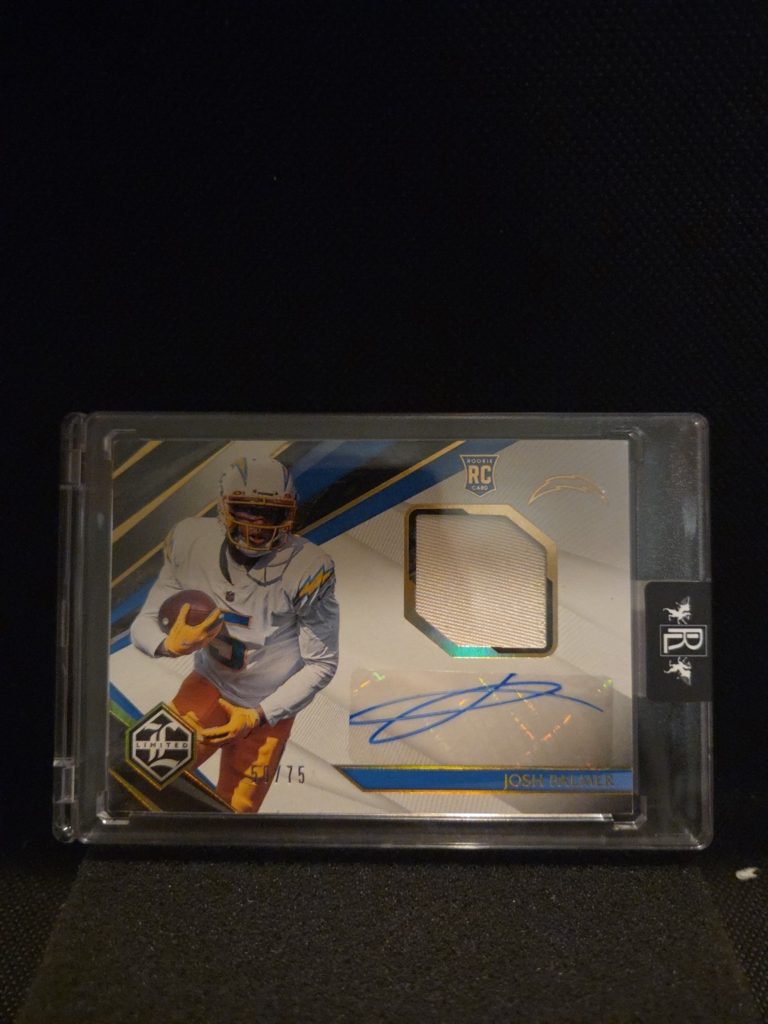 Josh Palmer Panini Limited #129 Patch Autograph-Silver Spotlight