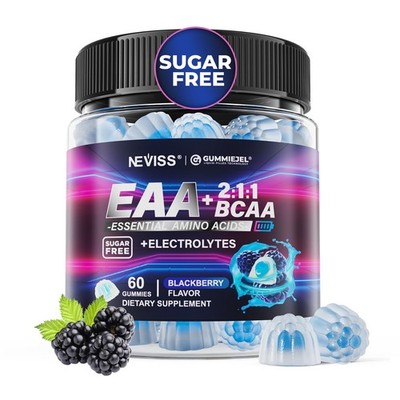 EAA Gummies Supplements, All 9 Essential Amino Acids Supplement, BCAA Amino A...