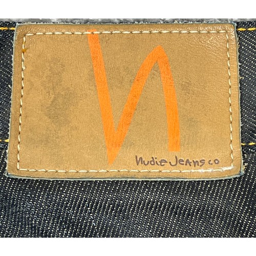 Nudie Jeans Slim Jim Herren Gr. 32x34 (33x32,5*) braun indigo 100% Bio Baumwolle - Bild 8 von 18