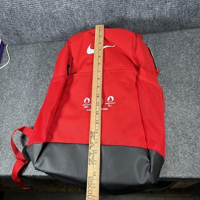 Paris 2024 Olympics Backpack One Size Red Nike Coca Cola Worldwide
