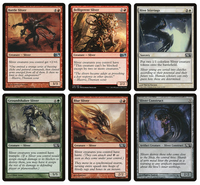 MTG - 6 x verschiedene Splitter Karten - Tribal Legacy Commander Vintage LP / MP