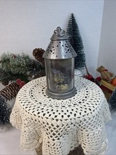 Vintage 2003 Hallmark Thomas Kinkade Christmas Ornament For Use With A Light